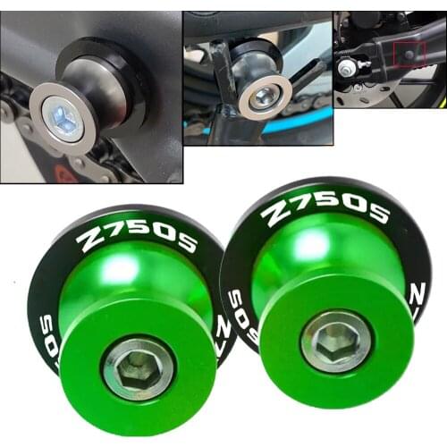 For Kawasaki Z750S 2003-2021 2005 2006 2007 2008 2009 2010 2011 2012 Motorcycle Accessories Swingarm Spools Slider Stand Screws
