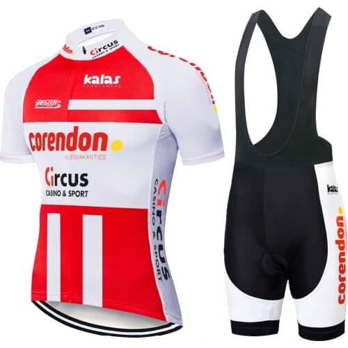TEAM 2020 corendon circus cycling jersey bike shorts wear 12D gel pad MEN cycling suit summer quick dry ropa verano hombre