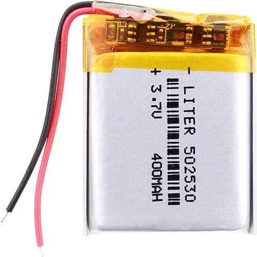 3.7V lithium polymer battery 502530 052530 370MAH Li-ion batteries For MP3 MP4 MP5 GPS Smart Watch stereo Bluetooth power bank