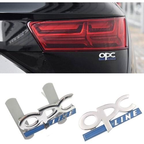 3D Metal for Buick OPC LINE Emblem Regal GS Lacrosse Excelle GT Car Front Grille Badge Side Fender Tail Sticker Decoration