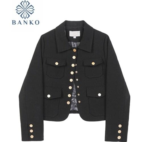 Mina Happiness Women's Blazers With Short Sleeves