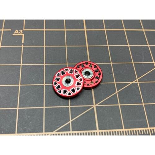 Tamiya 13mm CNC Guide Wheels 95577 Aluminum Alloy Anti-tilt Bearing Rollers Mini 4WD Car Model Parts