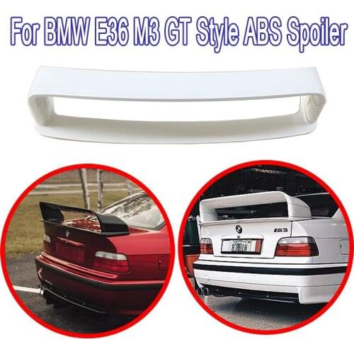 For BMW Z3 Coupe E36 1990-2000 SpoilerABS Plastic Materail Unpainted or Glassy Black Spoiler For BMW E36 M3 Rear Wing