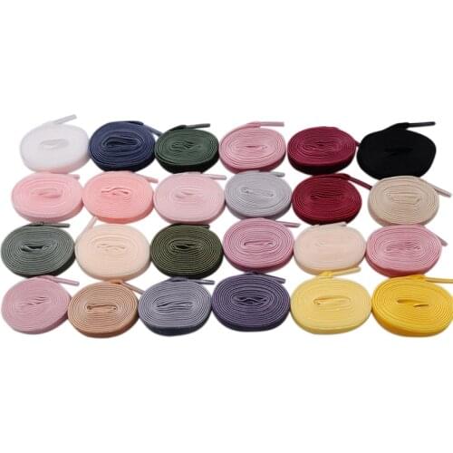 New Arrival Weiou 1.27cm Width Metal Tips Flat Single Side Velvet Shoelaces Shoe Laces For Sneaker Sport Shoes Drop Shipping