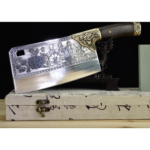 Retro embossed personality unique 2020 NEW Top chef knife stainless steel high-quality home cooking slicing kitchen new knifees