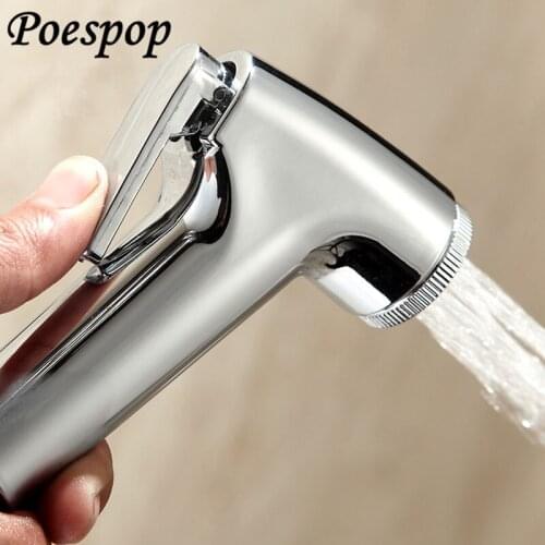 POSEPOP ABS Toilet Diaper Sprayer Shower Bidet Shattaf With Hose Shower Spring Tube Women Bidet Faucet Shattaf Shower Set