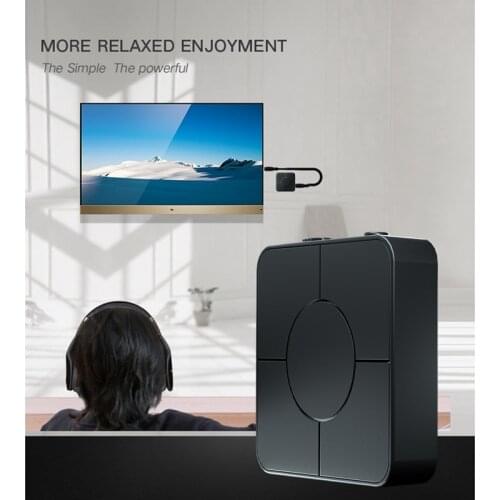 KN326 Bluetooth Receiver,5.0 Bluetooth Audio Receiver Adapter Transmitter 2 in 1 Hands-Free Call,for Home Office