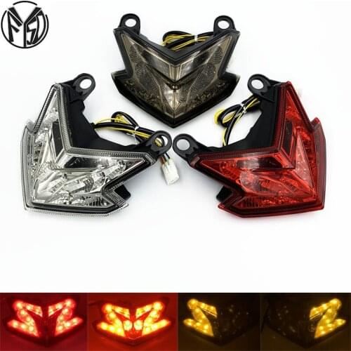 LED Tail Brake Light Lamp For KAWASAKI Z125/PRO 2016-2019, Z800/ NINJA ZX-6R 2013-2018 17 16 15 Motorcycle Accessories Taillight