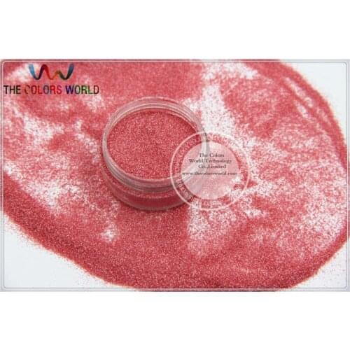 TCH604 0.2MM Size 008 Mate Light Red Colors fine glitter dust for nail Art or other DIY decoration