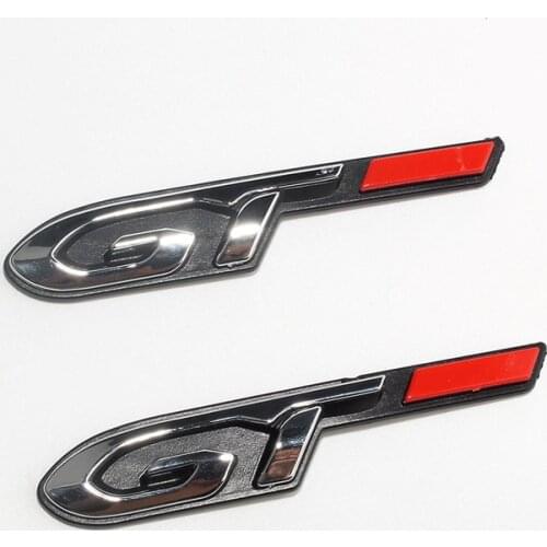 1 Pcs 3D ABS Car Tuning Atuo GT Line Emblem Sticker Letters LOGO Decals For Peugeot 206 308 GT RCZ 308 508 3008 5008