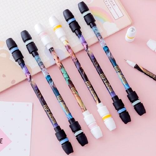 1PC Penspinning Non Slip Coated Spinning Pen Champion Rolling Pen Ball Point Improve ChileS Learning Office Supplies