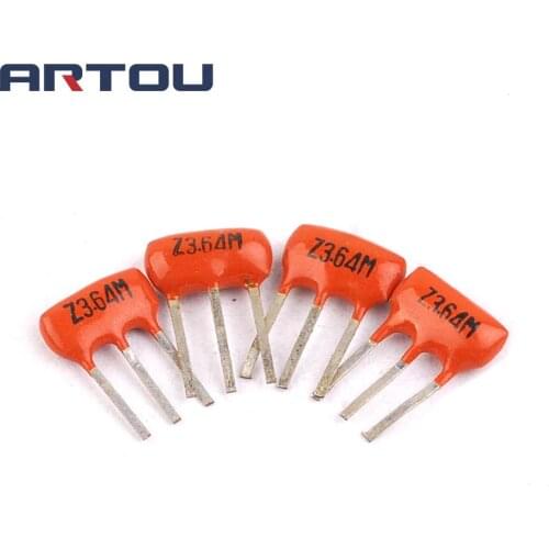 20PCS 3.64MHZ 3.64M ZTT3.64M 3P Ceramic Crystal Resonators