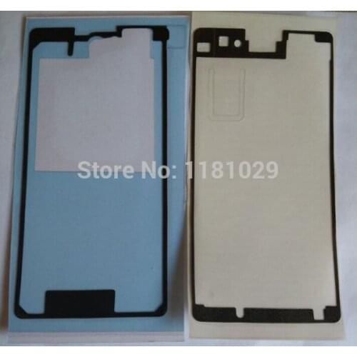 5sets/10pcs Front Frame Bezel Battery Back housing Cover Adhesive Sticker for Sony Xperia Z1 Compact mini D5503 Replacement
