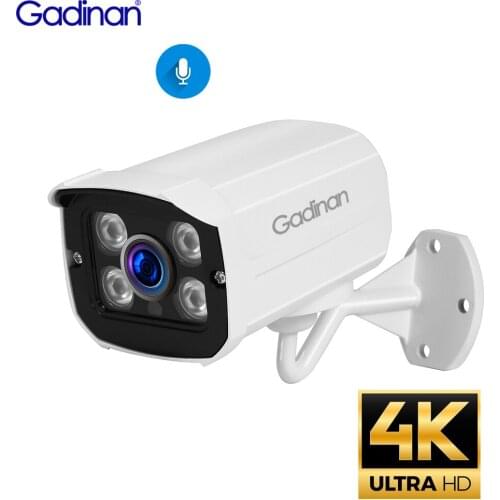 8MP 4K 5MP 4MP Ultra HD IP Camera Audio H.265 AI Motion Detection Alert Stree Video Surveillance Bullet Camera Night Vision POE