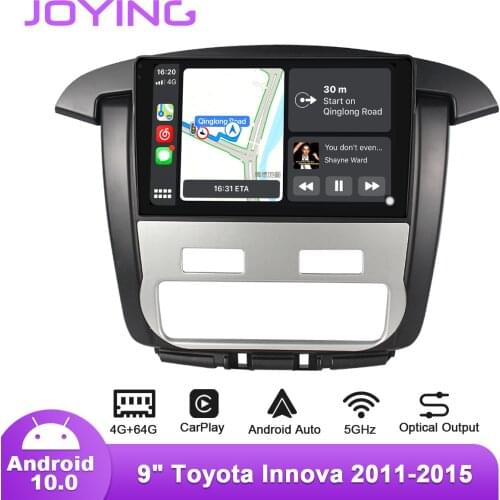 Joying 9 Inch Android Car Video Players Radio For Toyota Innova 2011-2015 GPS DSP SPDIF Subwoofer Carplay Autoradio Bluetooth 4G