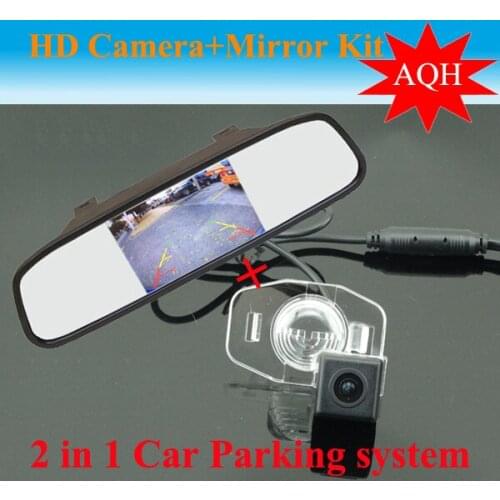 Car CCD Rear View Camera With 4.3 inch Color Car Monitor Camera For TOYOTA Corolla 2007 - 2013 rear camera Parking assist