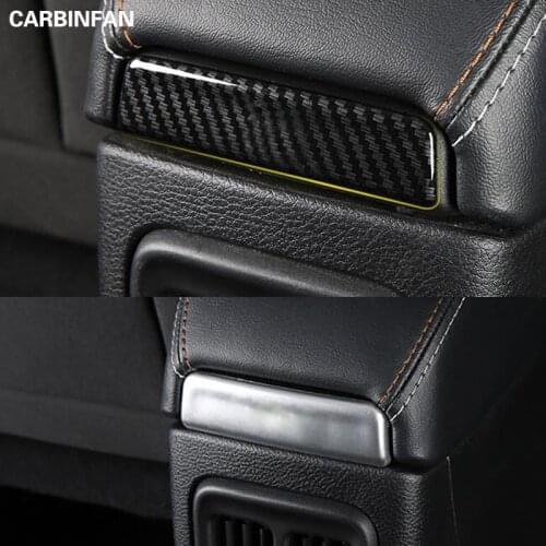Car-Styling ABS Interior Auto Seat Armrest Box Back Decorative Sequin Frame Cover Trim Sticker For Jeep Compass 2017