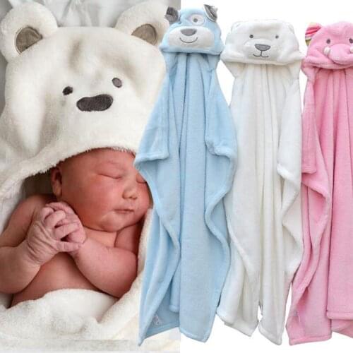 Just Cute Baby Blanket Neonatal Hold Flannel 3D Hooded Blanket Swaddle Toddlers In Newborns Bathrobe Towel cobertor infantil