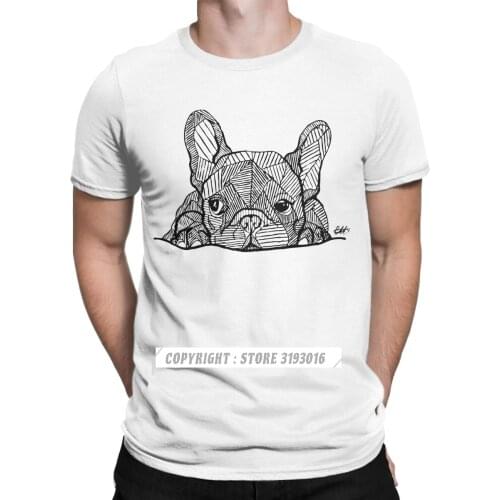 French Bulldog Puppy T Shirt Dog Cute Animals Pet Vintage Tee Shirt Mens Christmas Tees Round Collar Fitness T Shirts