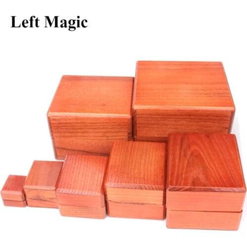 Nest Of Boxes - Wooden Wooden Chinese Box Magic Tricks Vanished Object Appearing In The Box Stage Illusion Gimmick Props Funny