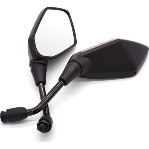 Quality Motorcycle Side Mirror Carbon Fiber White Glass Rearview Mirrors For YAMAHA mt07 mt09 fz07 fz09 mt/fz 07 09 mt10 xsr 700