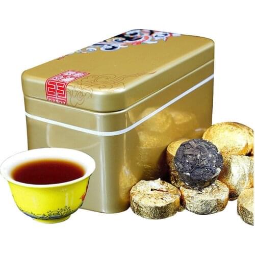 China Yunnan Ripe Glutinous puer Tuocha tea 200g With Gift Box Chinese pu er Tea Glutinous Rice Incense Pu'erh puerh pu erh