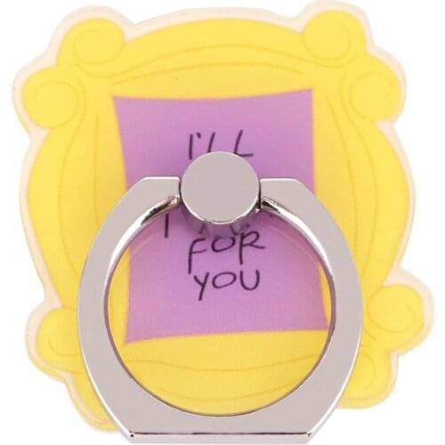 ZF3437 Classic TV Series Friend Universal Creative Mobile Phone Ring Stand Anti-drop Ring Buckle Lazy Bracket Phone Accessories
