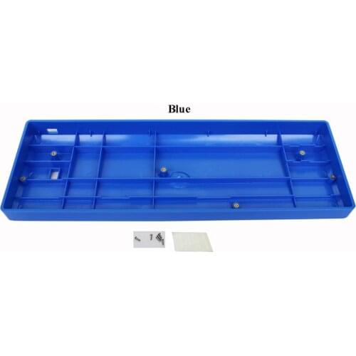 GH60poker2 shell plastic bottom shell customized accessories black white purple white milk shell transparent shell