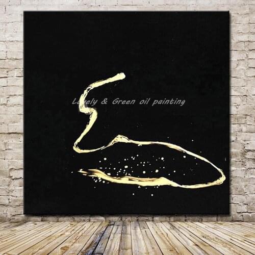 Mintura Wall Paintings Handpainted Abstract Oil Painting On Canvas Modern Poster Pop Art Picture For Living Room Home Decoration