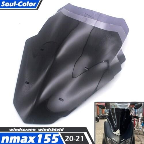 NEW For YAMAHA NMAX155 NMAX125 NMAX 2020 2021 Motorcycle Accessories Windshield Windscreen Aluminum Wind Shield Deflectore