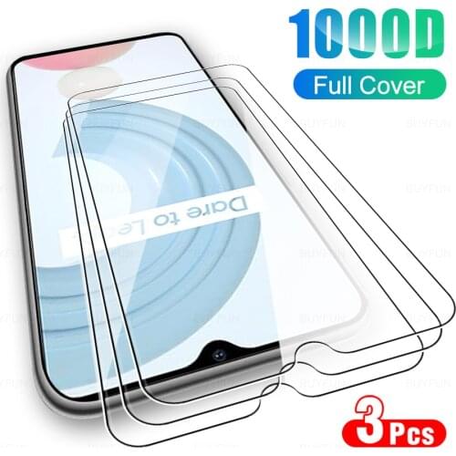 Front Glass For Realme C21 3pcs scratch resistant screen protector for Realme C21 C 21 HD full cover tempered protective glass