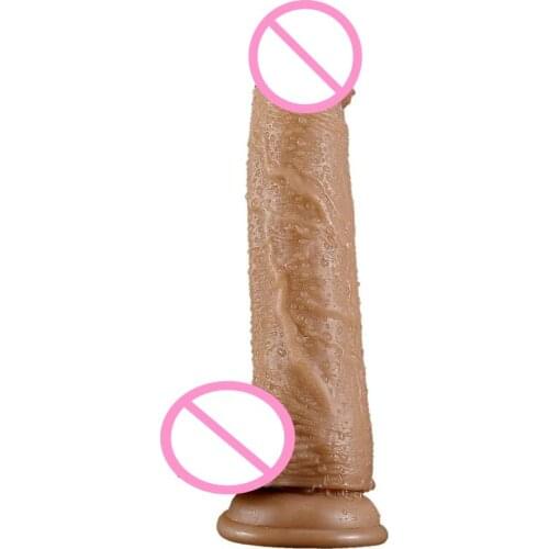 Realistic Suction Cup Dildo Simulation Penile G Spot Prostate Stimulation Female Masturbator Couples Flirt Adult Sex Toy