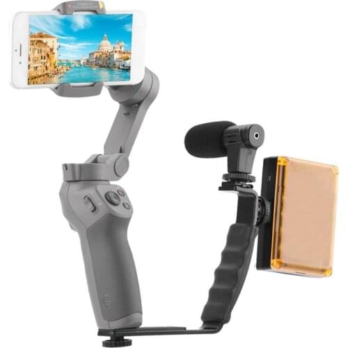 Handheld L-Shape Handle Mount Gimbal Grip Bracket for DJI OSMO Mobile 2 3 Camera