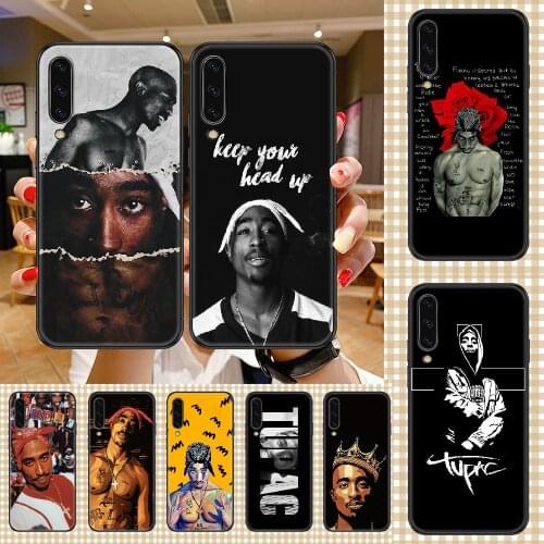 Rapper 2pac Phone case For Samsung Galaxy A 3 5 7 8 10 20 21 30 40 50 51 70 71 E S 2016 2018 4G black pretty funda silicone