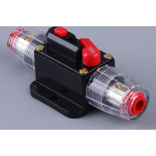 100A 12V Car Audio Universal Fuse Block Holder Amplifier Circuit Breaker AGU Style Stereo Refit For Truck Auto