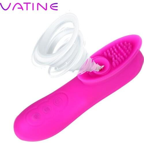 VATINE 12 Mode G-spot Vagina Massager Sex Toys for Women Female Masturbation Clitoris Stimulation Nipple Sucker Vibrator
