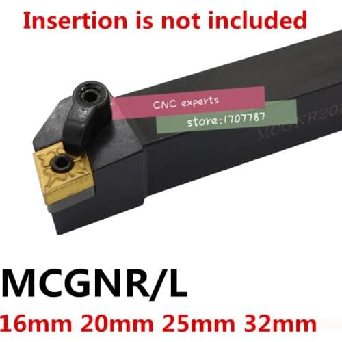 1PCS MCGNR1616H12 MCGNR2020K12 MCGNR2525M12 MCGNR3232P12 MCGNR3232P16 MCGNL CNC Metal lathe tools machine turning external tool