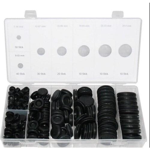 170 Pcs Extensive Rubber Stoppers Body Plugs Stoppers New LB88
