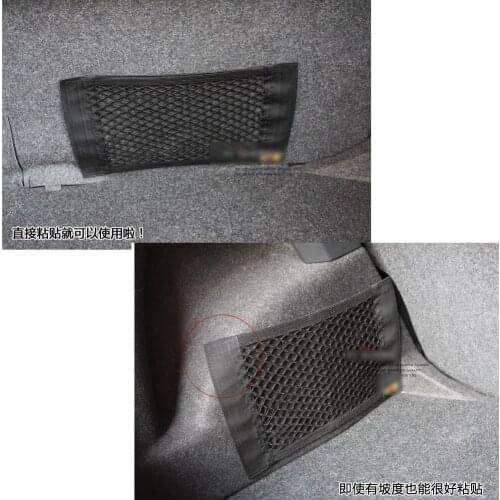 Car Auto Back Rear Pocket Cage Seat Elastic String Net Mesh Storage Bag