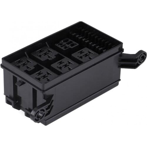 Car power switch 12-Slot Fuse Relay Box [6 Relays Slot] [6 Blade Fuses Slot], Keenso Fuse Relay Box Holder for Automotive and