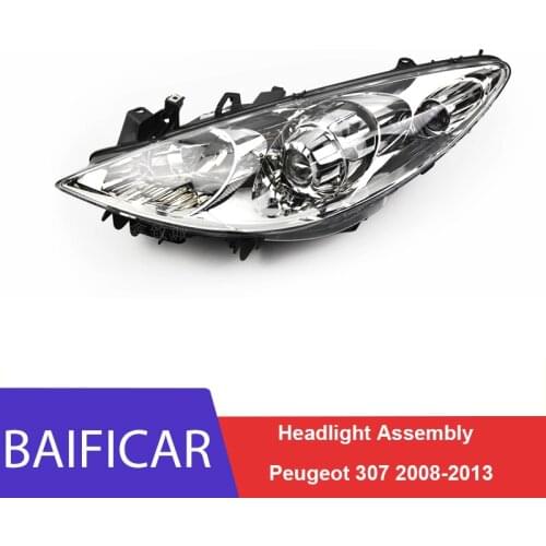 Baificar Brand New Genuine Headlight Assembly Steering Lampshade Headlight Lamp Housing For Peugeot 307 2008-2013