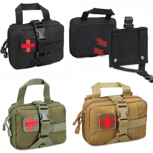 Quick Release First Aid Kit Camping Hunting Climbing Outdoor Travel Tactical Medical Bag Emergency Survival Kits Case Waist Pack