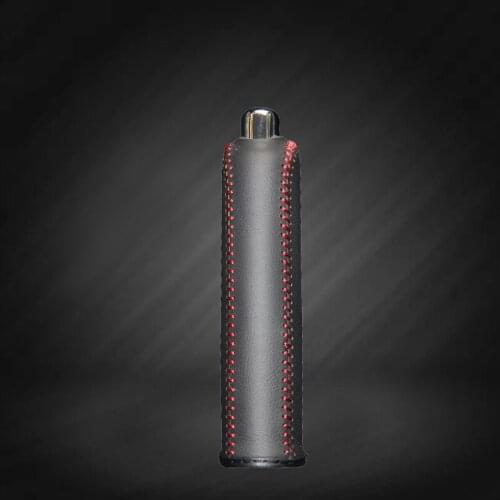 Car Hand Brake Covers Top Layer Leather Case for Suzuki Alto Handbrake Grips Cover Auto Genuine Leather Handbrake