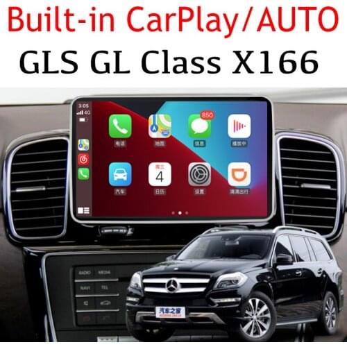 For Mercedes Benz MB GLS GL Class X166 2016 2017 2018 2019 Car Multimedia Player NAVI Car Radio CarPlay Adapter GPS Navigation
