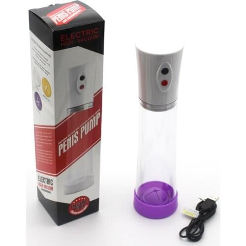 Electro Shock Penis erection USB Rechargeable flirt Dildo Penis Pump Enlarger Sex Toys for Men Dildo Upright Machine Sex Product