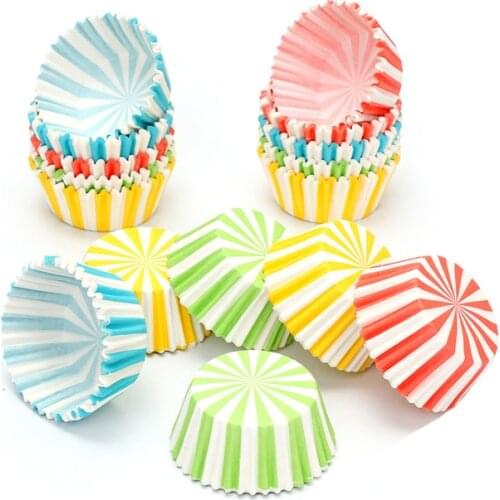 100pcs cupcake liners baking mold cake base paper cups stencil pastry tools para pastel accessories molds supplies mini moldes