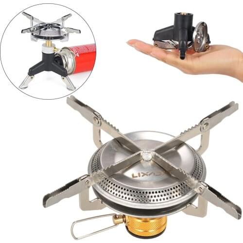 Lixada 3500W Outdoor Camping Picnic Gas Stove 캠핑용품 Hiking Picnic Ultralight Cooking Gas Burner Camping Accessories