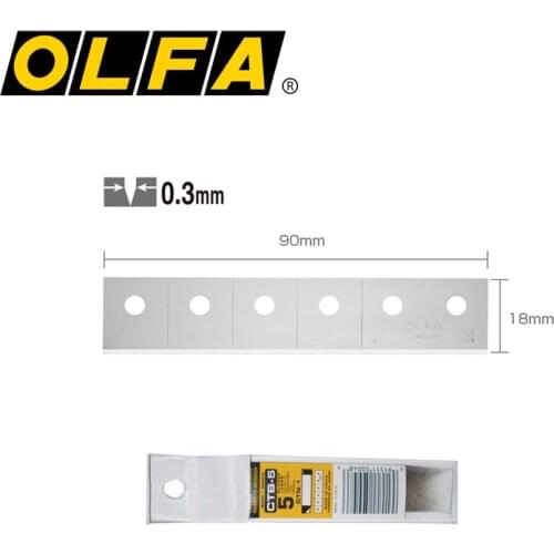 Promotion Japan Original Olfa Ctb - 5 R Carton Cutter Blade Apply to Ctn-1 In Pieces Of Blister Pack 18MM