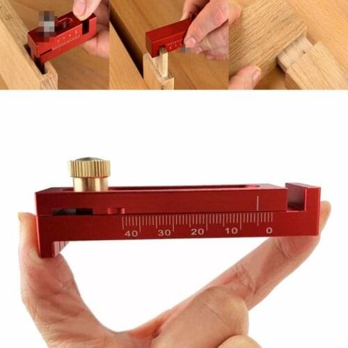 High quality woodworking Special depth measuring ruler Aluminum alloy depth gauge woodworking ruler