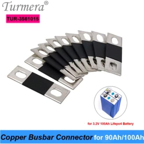 Copper BusBars Connector for 3.2V Lifepo4 Battery 90Ah 100Ah Assemble for 36V E-Bike and Uninterrupted Power Supply 12V 50Pieces